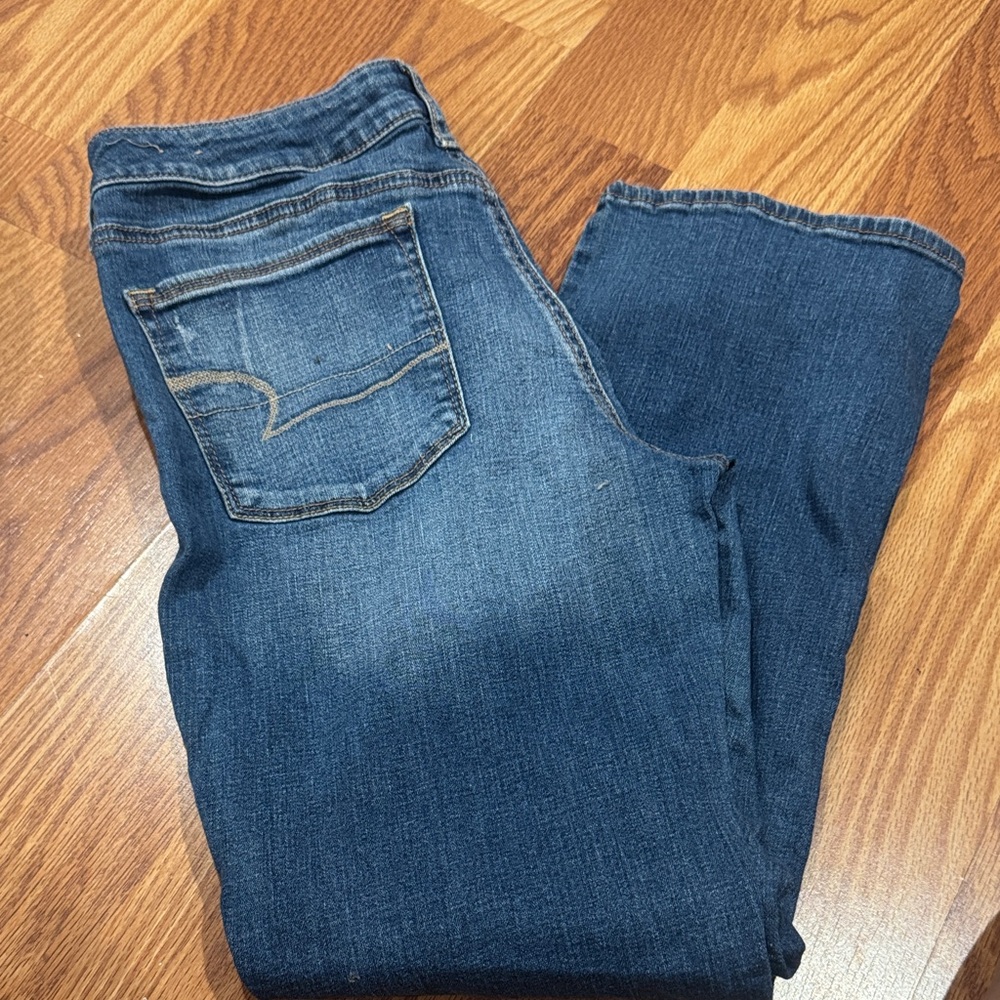 American Eagle Outfitters Medium Blue Straight Leg Jeans